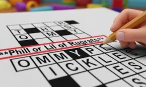 Phil or lil of rugrats crossword